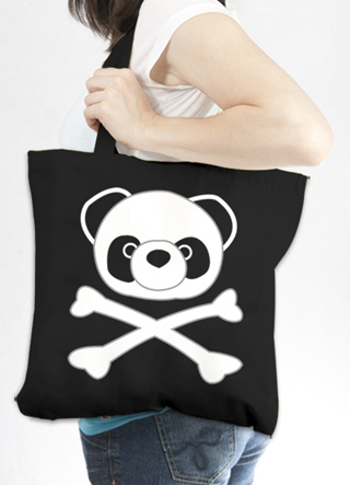 Pirate Panda Tote Bag