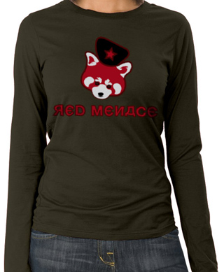 The Red Menace Ladies Long Sleeve T-Shirt