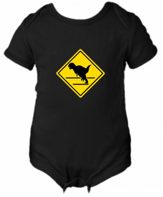Dinosaur Crossing Infant Bodysuit