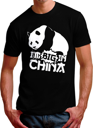 I'm Big In China Panda Mens T-Shirt
