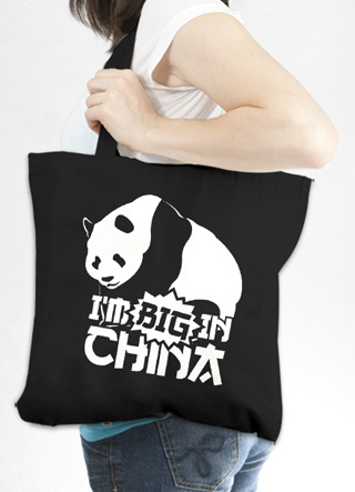 I'm Big In China Panda Tote Bag