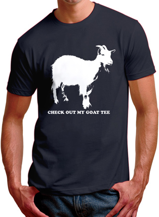 Check Out My Goat Tee Mens T-Shirt