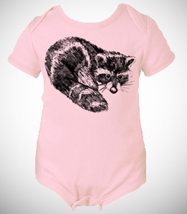 Raccoon Infant Bodysuit