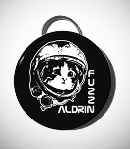 Fuzz Aldrin Keychain Bottle Opener