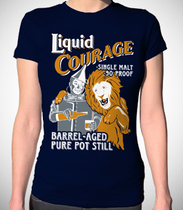 Ladies Liquid Courage T-Shirt 