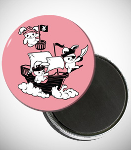 Pirate Kitty Magnet