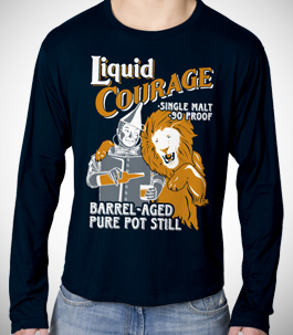 Liquid Courage Mens Long Sleeve T-shirt