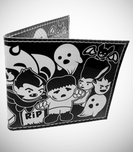 Classic Horror Movie Monsters Wallet